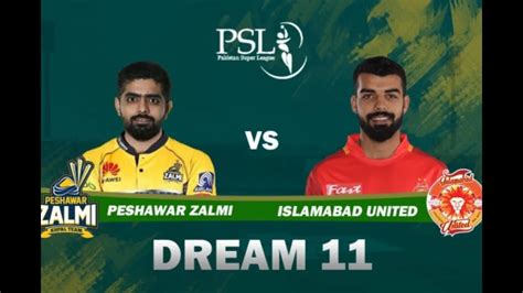 Peshawar Zalmi vs Islamabad United, 12th Match .